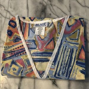 **new** Blair Multicolor Geometric Top